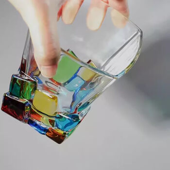 Handpainted Drinking Glasses – Rainbow Series, 2 of 6