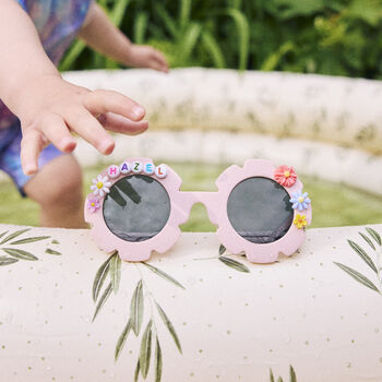 Personalised Children's Flower Sunglasses, 3 of 12