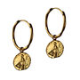 Aethra Gold Earrings, thumbnail 7 of 8