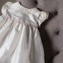 Silk Emily Christening Gown, thumbnail 1 of 3