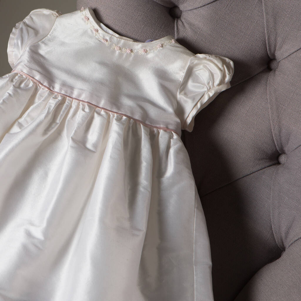 Silk Emily Christening Gown, 1 of 3
