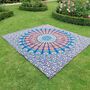 Large Mandala Picnic Blanket, thumbnail 2 of 12