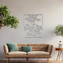 Modern Metal Bamboo Silhouette Wall Decor For Home Or Office, thumbnail 9 of 11