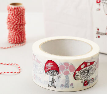 Wrapping Tape Festive Toadstools, 4 of 7