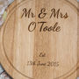 Personalised Mr And Mrs Chopping Board, thumbnail 4 of 6