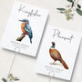 Bird Themed Wedding Table Number Cards, thumbnail 1 of 9