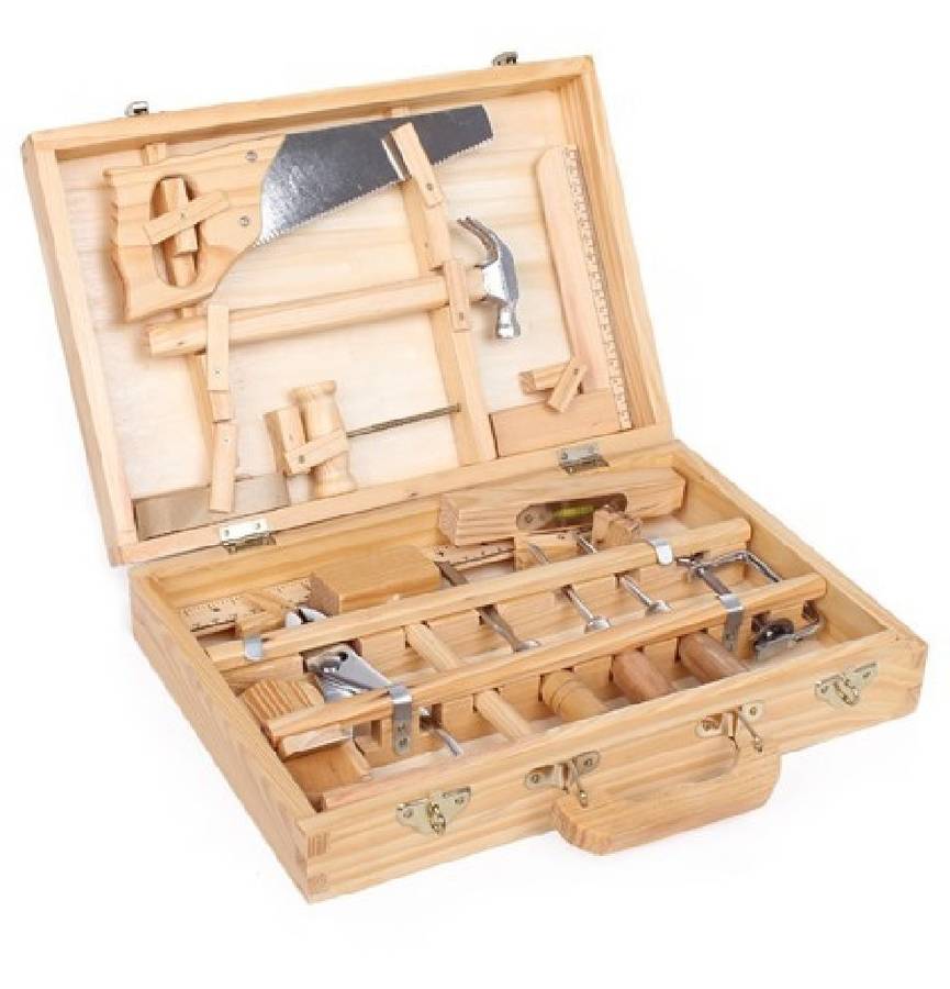 14 Piece Child's Tool Box By Crafts4 Kids | notonthehighstreet.com