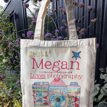 Personalised Camera Design Bag, 7 of 11