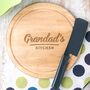 Personalised Round Chopping Board For Him, thumbnail 5 of 7