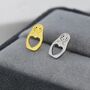 Matryoshka Doll Stud Earrings In Sterling Silver, thumbnail 1 of 11