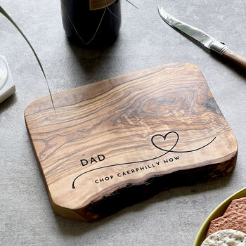 Personalised Olive Wood Chopping/Cheese Board