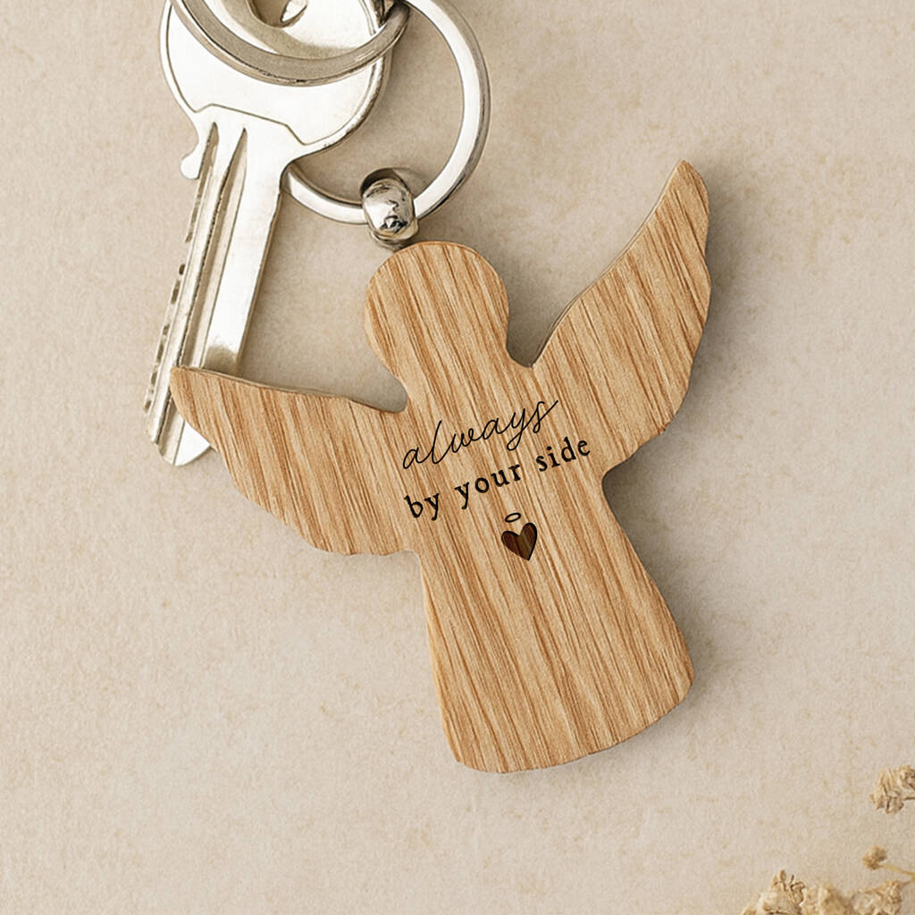 Angel Oak Keyring | 'Always By Your Side' | Keys, 1 of 2