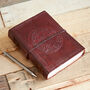 Indra Celtic Star Leather Journal, thumbnail 2 of 10