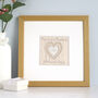 Handmade Square Wooden Picture Frame In Brown Or White, thumbnail 1 of 12