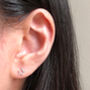 Thank You Teacher Mismatched Star Earrings, thumbnail 11 of 12