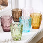 Set Of Six Roselle Coloured Tumblers, thumbnail 1 of 5