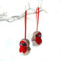 Needle Felted Robin Christmas Decoration, thumbnail 6 of 8