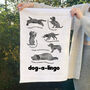 Dog A Lingo Tea Towel, thumbnail 2 of 3