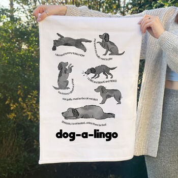 Dog A Lingo Tea Towel, 2 of 3