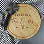 Personalised Family Pizzeria Large Round Pizza Board, thumbnail 1 of 4