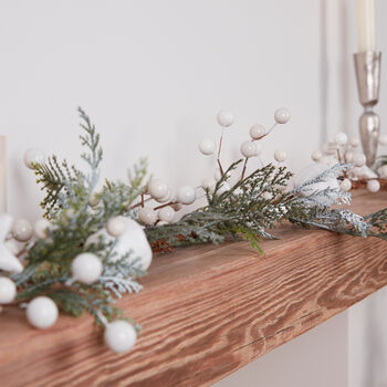 White Christmas Garland Decoration, 3 of 3
