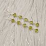 Peridot Long Drop Sterling Silver Earrings, thumbnail 2 of 4