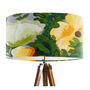 Modern Floral Yellow White Lampshade, thumbnail 3 of 4