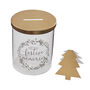 Festive Memory Jar With Gold Tree Notelets, thumbnail 3 of 4