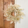 Dried Gypsophila Wreath With Bunny Tails, thumbnail 5 of 5
