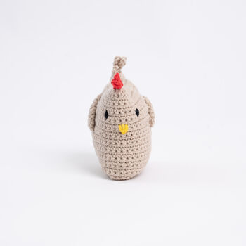 The Hen And Chick Beginner Crochet Kit, 3 of 12