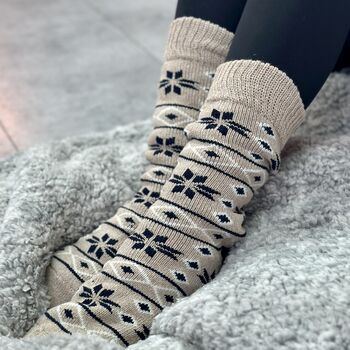 Personalised Men's Thermal Wool Sock, 2 of 4