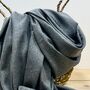 Super Soft Plain Pashmina Style Scarf In Granite Grey, thumbnail 3 of 3