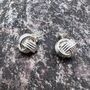Sterling Silver Knot Stud Earrings, thumbnail 1 of 5