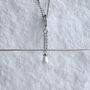 Dropwater Pearl Necklace 925, thumbnail 1 of 8