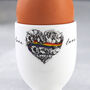 Gift Set Of Two Love Is Love Egg Cups, thumbnail 3 of 3