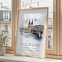 Germany City Travel Print Of Cologne, thumbnail 4 of 7