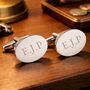 Personalised Silver Plated Cufflinks, thumbnail 9 of 12