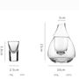 Glacis Glass Drinkware Set Of Eight Pieces, thumbnail 8 of 8