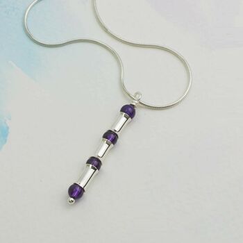 Amethyst Necklace And Earrings Set, 5 of 7