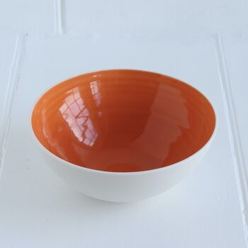 Handmade Colourful Porcelain Pasta Bowl, 12 of 12