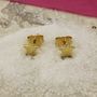 Small Star Stud Earrings In 18ct Gold Vermeil, thumbnail 3 of 4