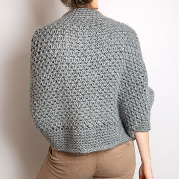 Winter Shrug Easy Crochet Kit, 2 of 10