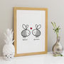 Personalised Together Forever Valentine / Wedding Print, thumbnail 2 of 7