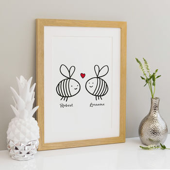 Personalised Together Forever Valentine / Wedding Print, 2 of 7