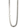 Men’s Flat Curb Titanium Chain, Strong And Lightweight, thumbnail 2 of 4