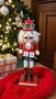 Red Nutcracker Countdown Advent Calendar Christmas, thumbnail 1 of 6