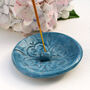 Moroccan Style Teal Incense Dish, thumbnail 2 of 5