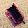 Berry And Multicolour Womans Leather Purse Wallet Rfid, thumbnail 12 of 12