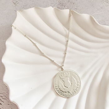 Scottish Bawbee Coin Necklace, 2 of 8