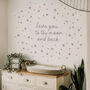 Love You To The Moon And Back Fabric Wall Sticker, thumbnail 2 of 7